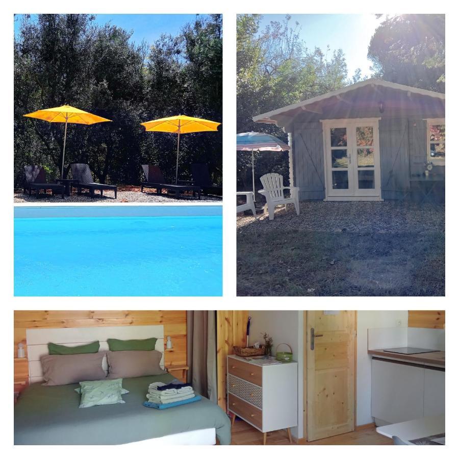Chalet "Le Petit Olivier" Gites Appart 'Hotel L'Echappee Belle D'Aubenas Logement 2 Sur 3 Kültér fotó