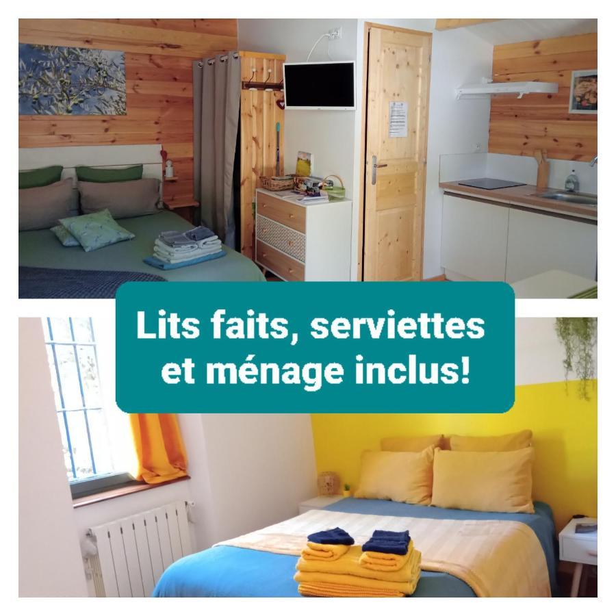 Chalet "Le Petit Olivier" Gites Appart 'Hotel L'Echappee Belle D'Aubenas Logement 2 Sur 3 Kültér fotó